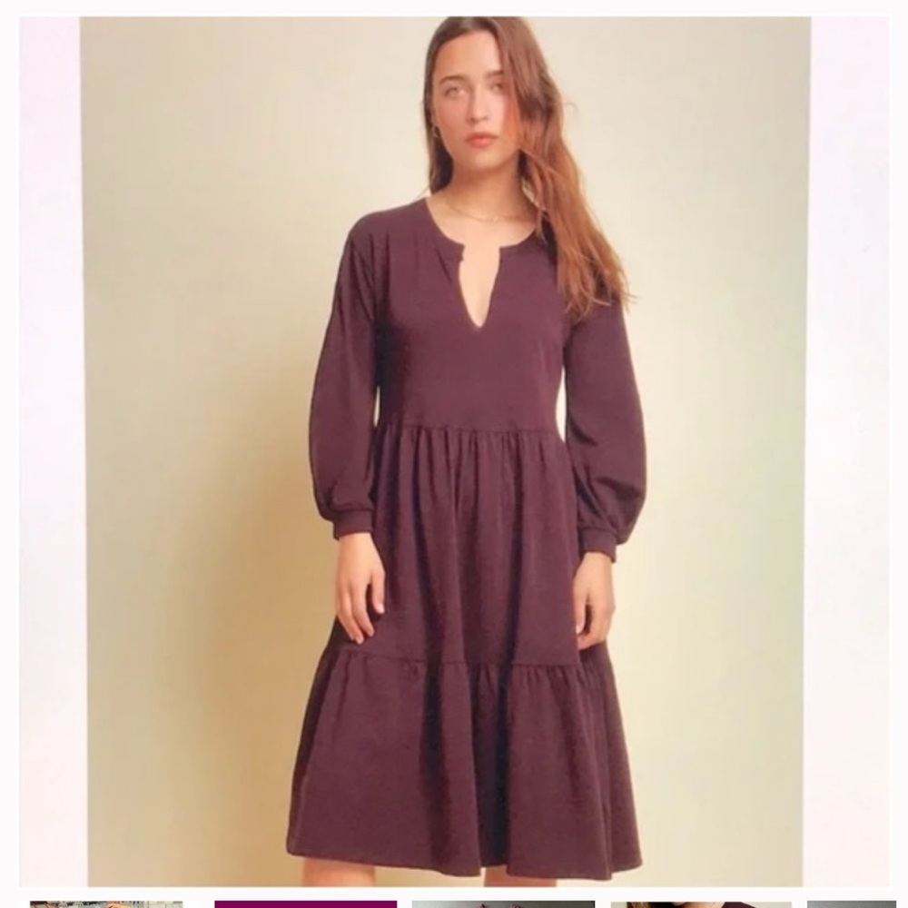 Nation LTD tavin tiered dress ,size small